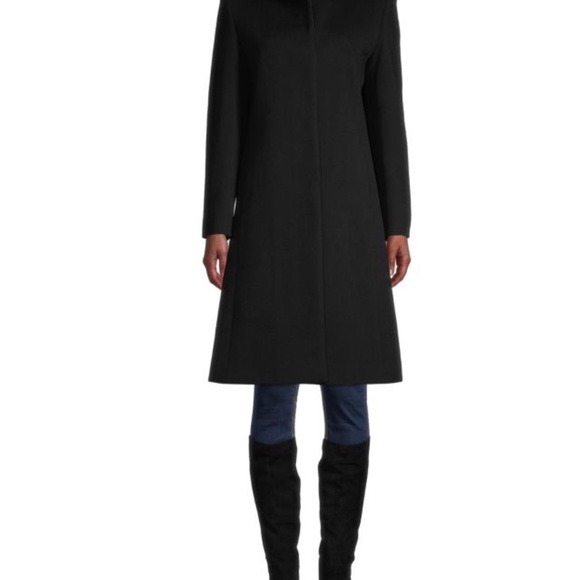 CINZIA ROCCA Wool-Blend Coat - Picture 3 of 5